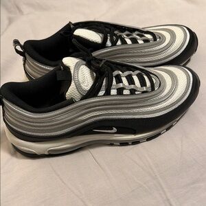 Nike Air Max 97 Black, White, and Reflective Silver